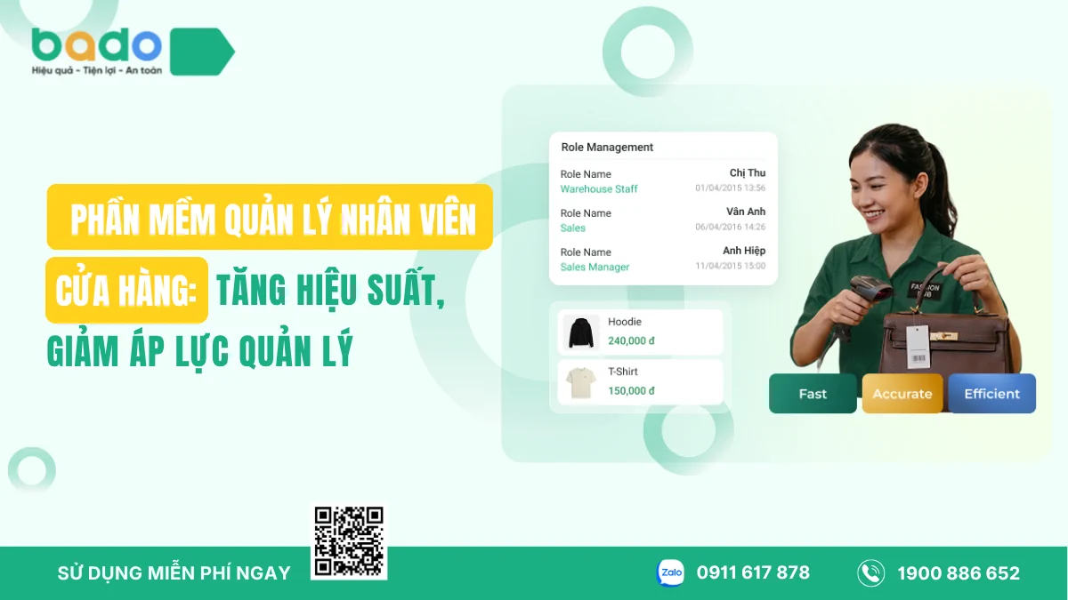 Phần Mềm Quản Lý Nhân Viên Cửa Hàng Tối Ưu